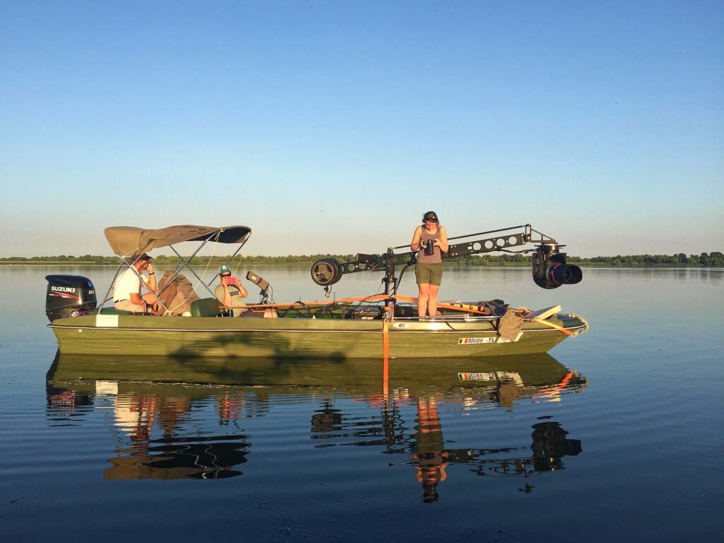 bbc film crew boat danube delta romania